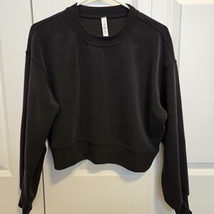 Lululemon Softstreme Perfectly Oversized Cropped Crew, size 2